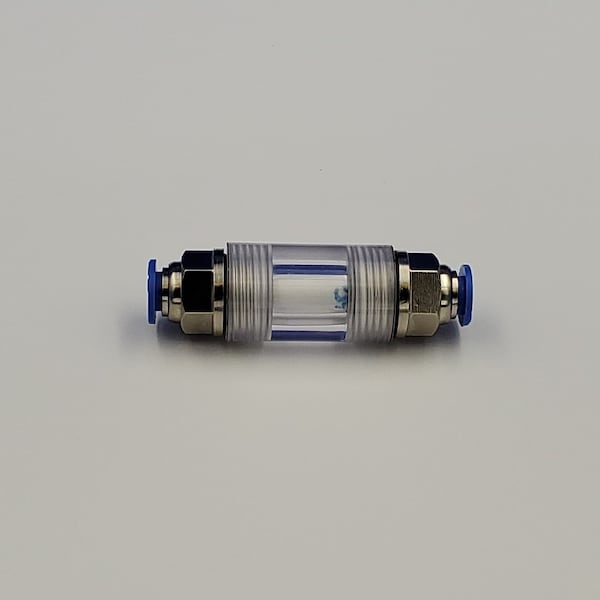 Ppd Push Lock In-line Filter, 10 m. 1/4 fittings, poly